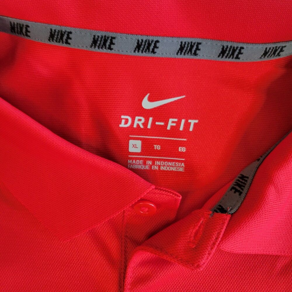 Mens XL Nike Dri-Fit Olympics Team USA Red Varsity Polo Shirt Basketball Soccer - Picture 4 of 16